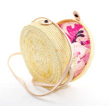 Bohemian Round Bag in White