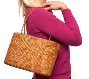 Block Island Purse - Diamond Pattern