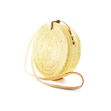 Bohemian Round Bag in White